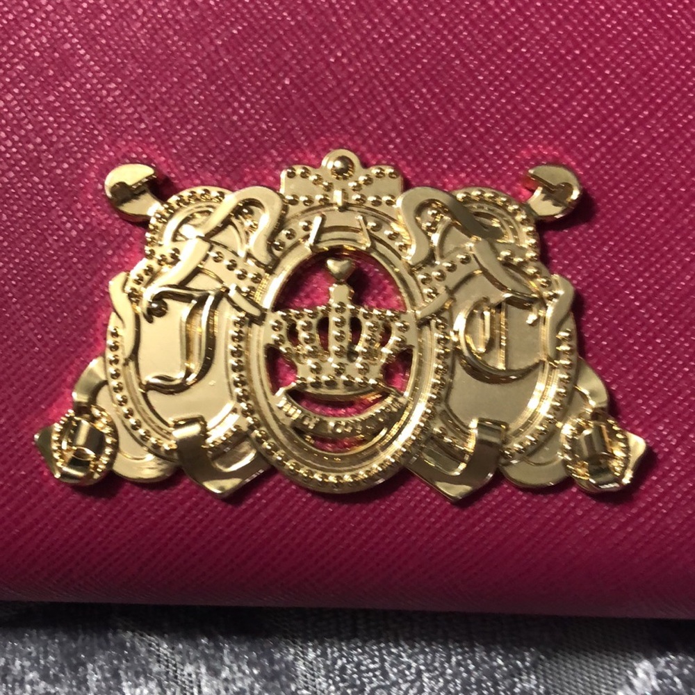 NWOT Juicy Couture pink and regal blue wallet - Picture 3 of 4